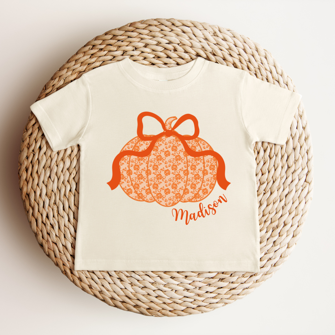 Pumpkin Kids Tee (Name add on)
