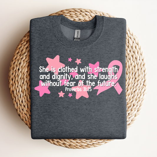 *Laney Fundraiser* Proverbs 31:25 Breast Cancer Awareness