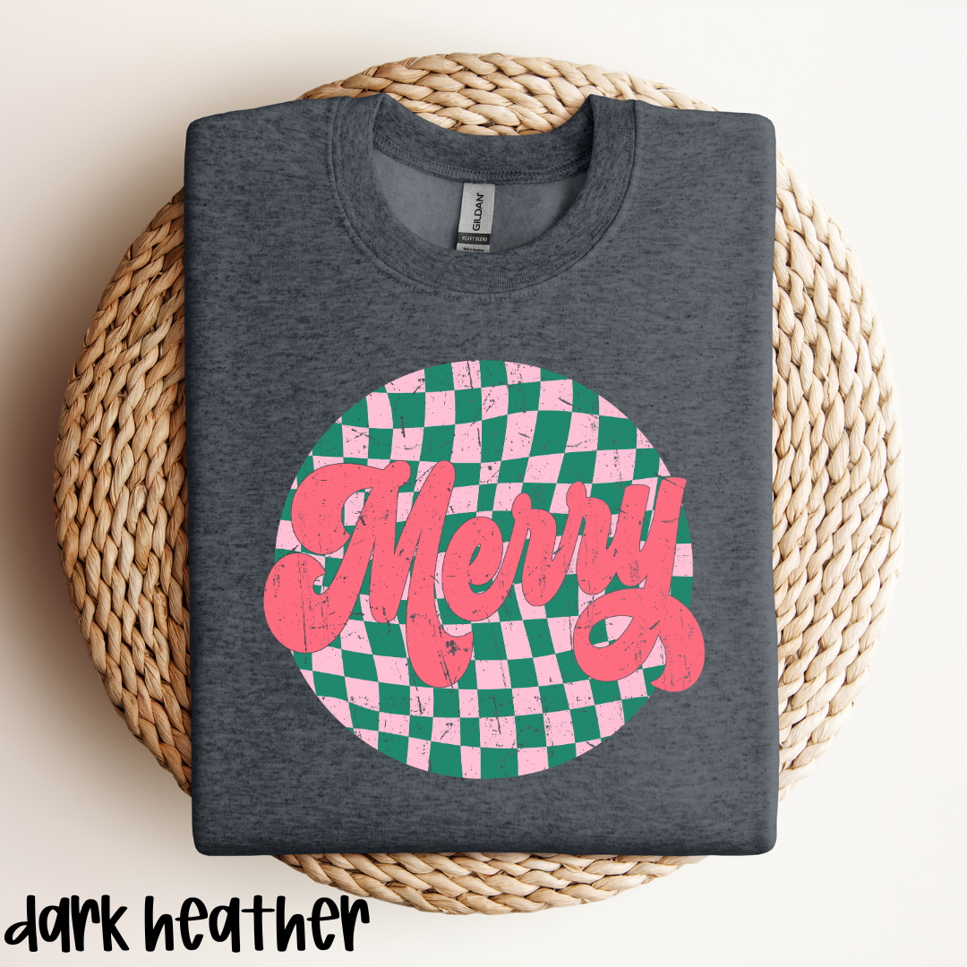 Retro Merry Sweatshirt