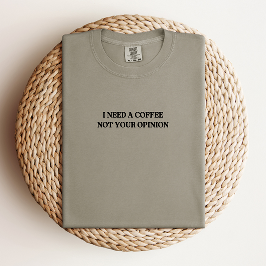 Coffee + Opinion Tee