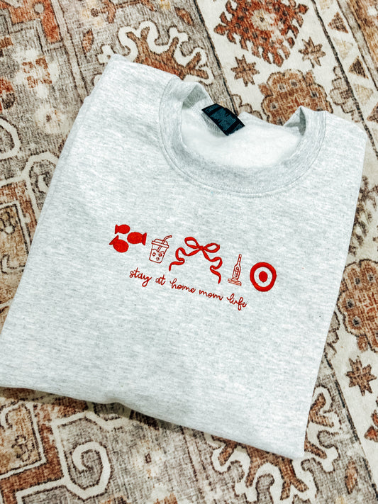 SAHM Embroidered Sweatshirt