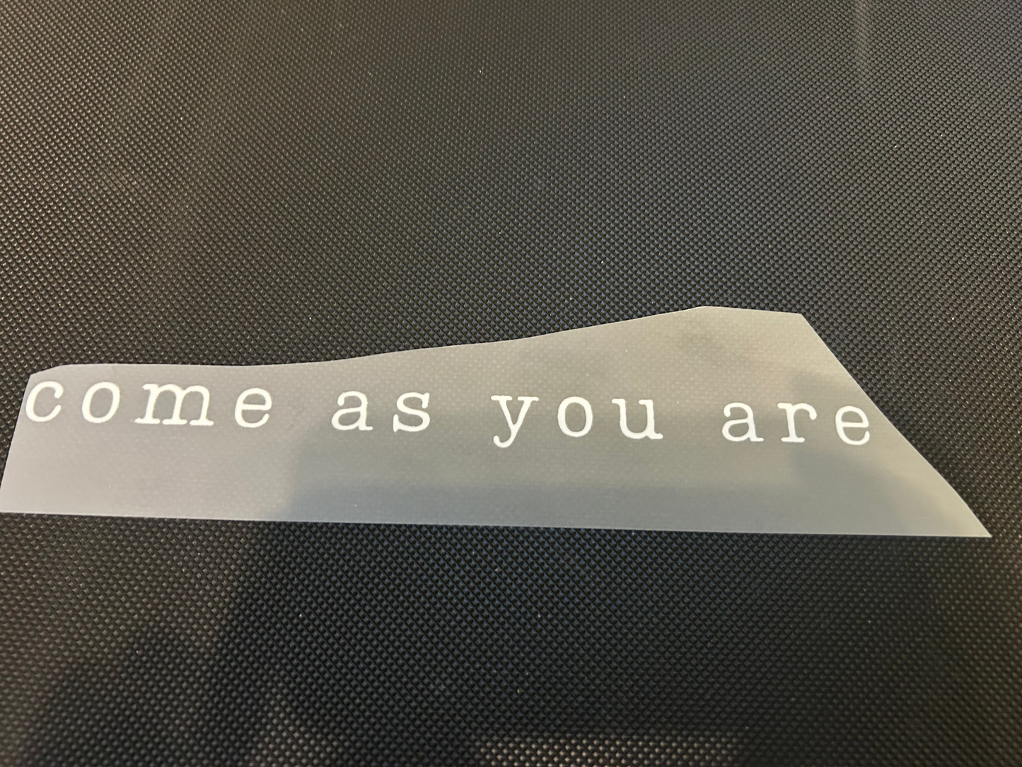 Come As You Are (Build Your Own Apparel)