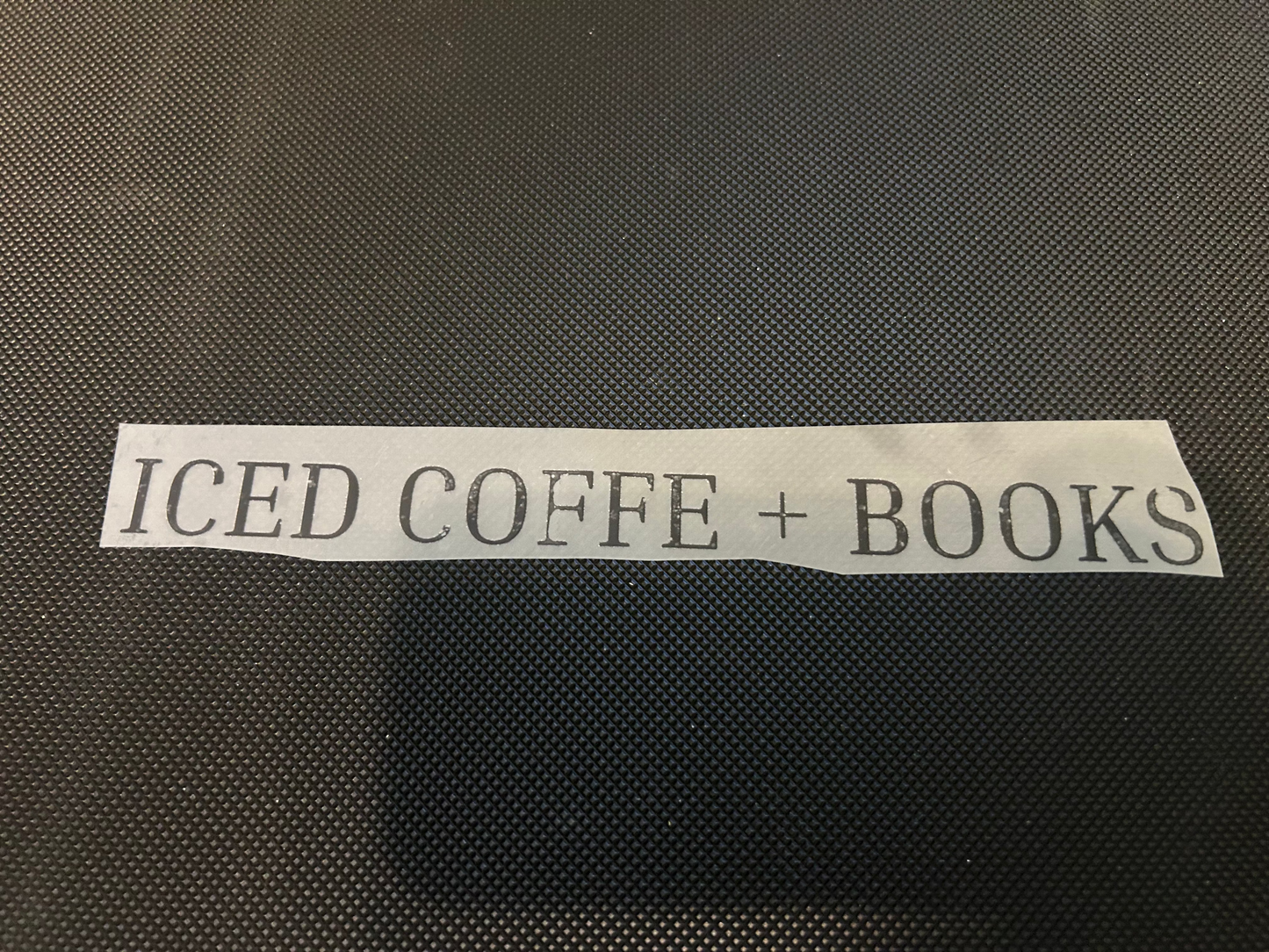 Iced Coffee + Books  (Build Your Own Apparel)