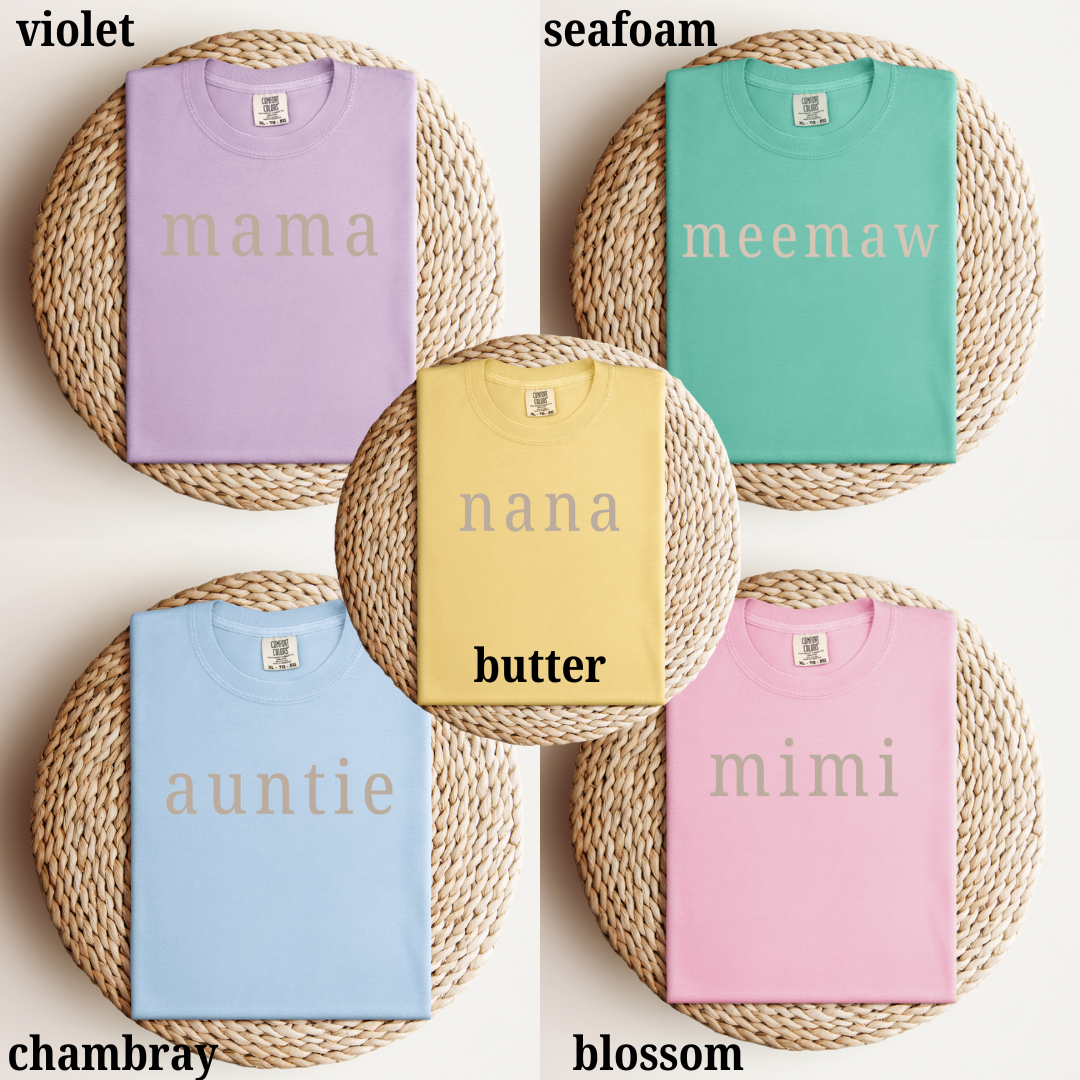 Mother's Day Tees (CUSTOM NAMES)